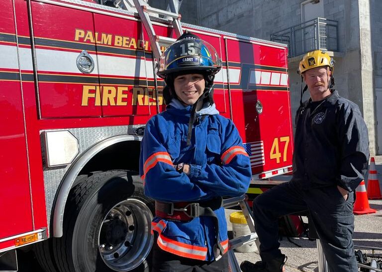Tamarac Fire Rescue Cadets Showcase their Skills at the Palm Beach County Fest