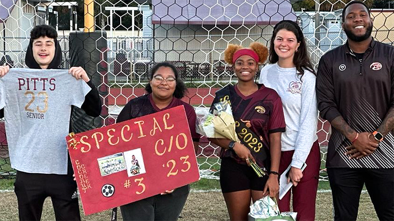 Coconut Creek and Monarch High School Boys and Girls Soccer Host Senior Night