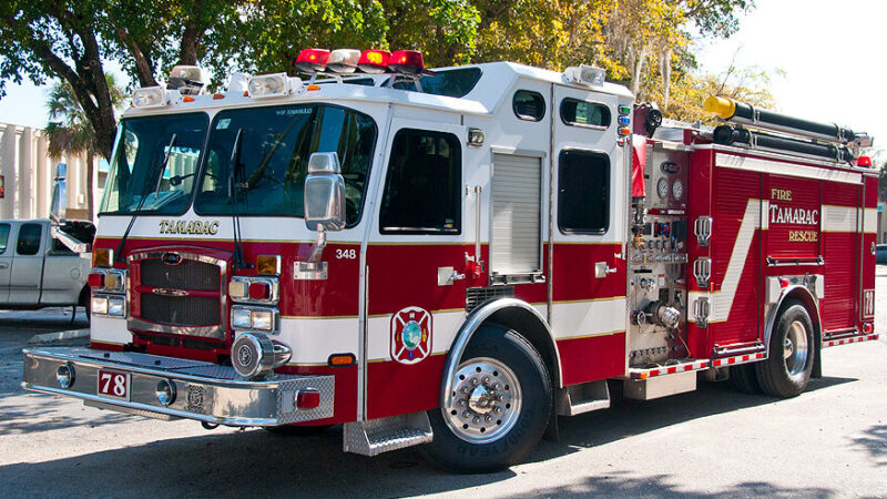 Tamarac Fire Station truck