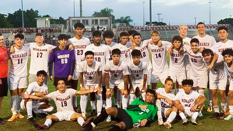 Monarch High School Boys Soccer Advance to District Final; Basketball Teams Host Senior Night