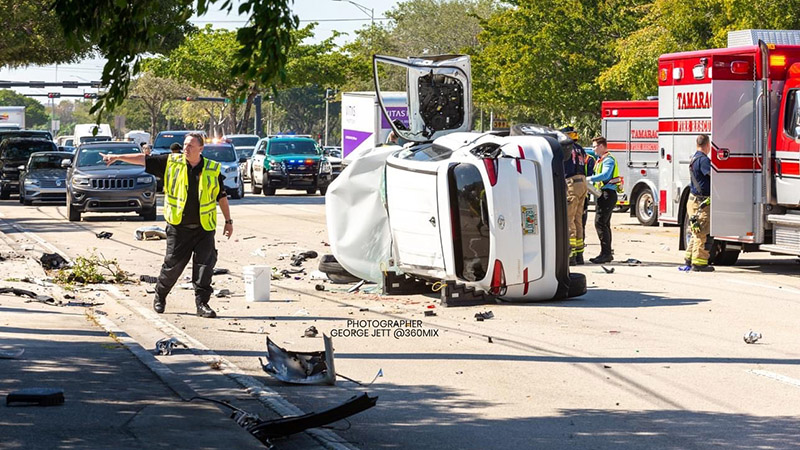 Fatal Multi-Vehicle Crash in Tamarac Leaves One Dead, Five Injured
