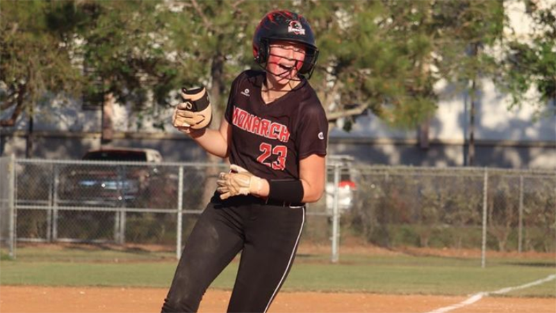 Monarch High School Softball Wins 2nd Game of the Season