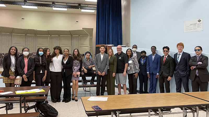 Sawgrass Springs Middle School Hosts Inaugural Incubate Debate Tournament