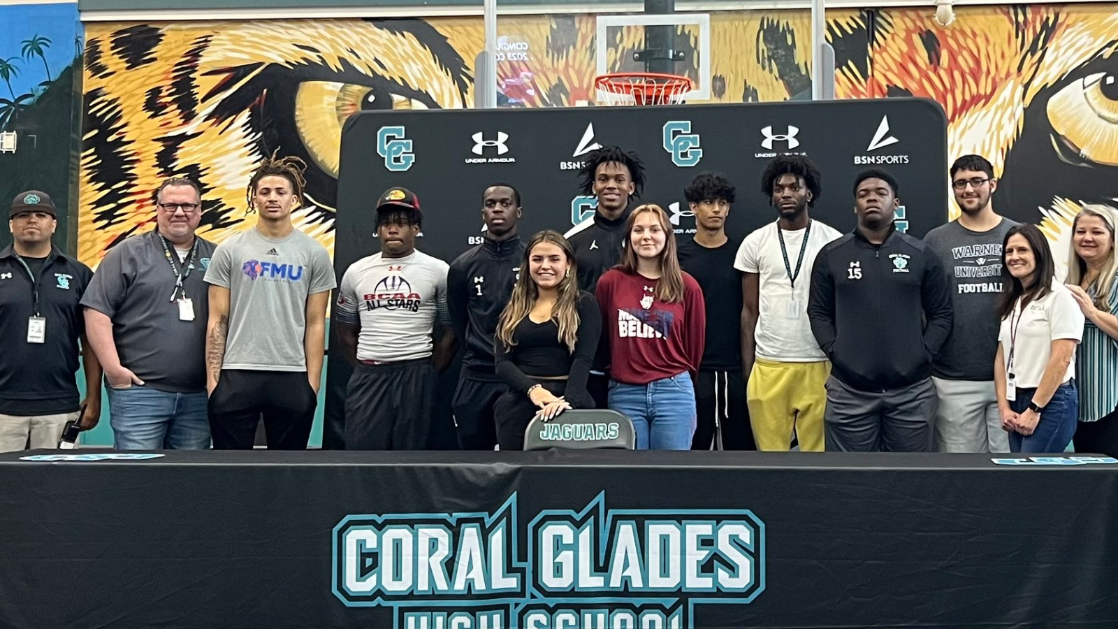 10 Coral Glades Student-Athletes Make College Decision
