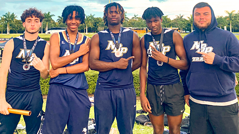 North Broward Prep Boys Track and Field Wins District Championship; McGrath, Schwartz and Munoz Win in Regionals