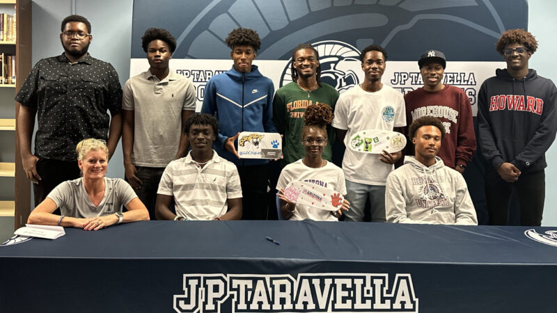 J.P. Taravella High School Student-Athletes Make Signings Official