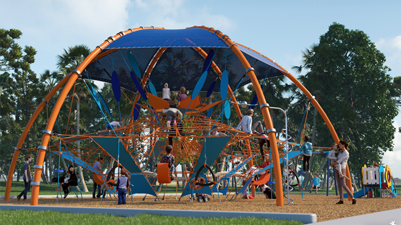 New Playground at Riverside Park Tentatively Set To Open In Fall 2023