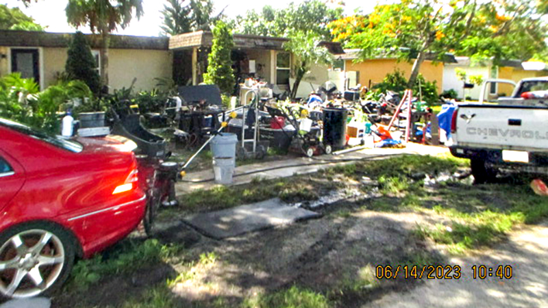 Tamarac Takes Legal Action Against 'Junkyard' House, Cracks Down on Code Violators