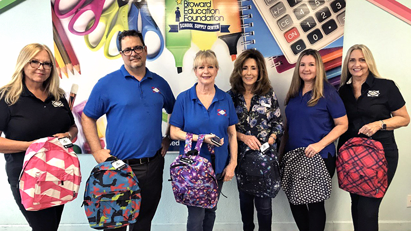 School Supply Drive Takes Off with BrightStar Credit Union and the Broward Education Foundation