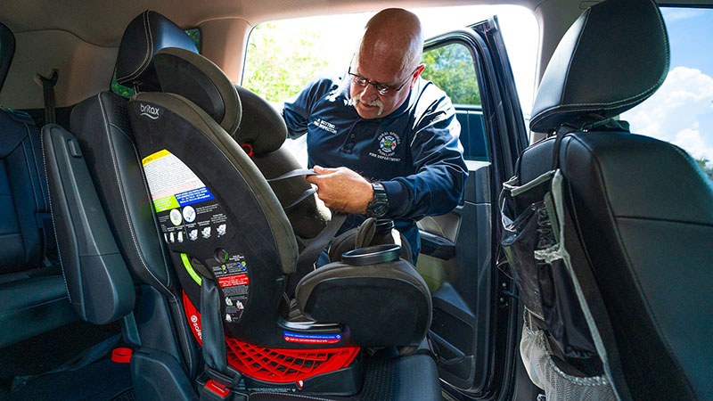 Coral Springs-Parkland Fire Department Offers Expert Car Seat Installations for Parents