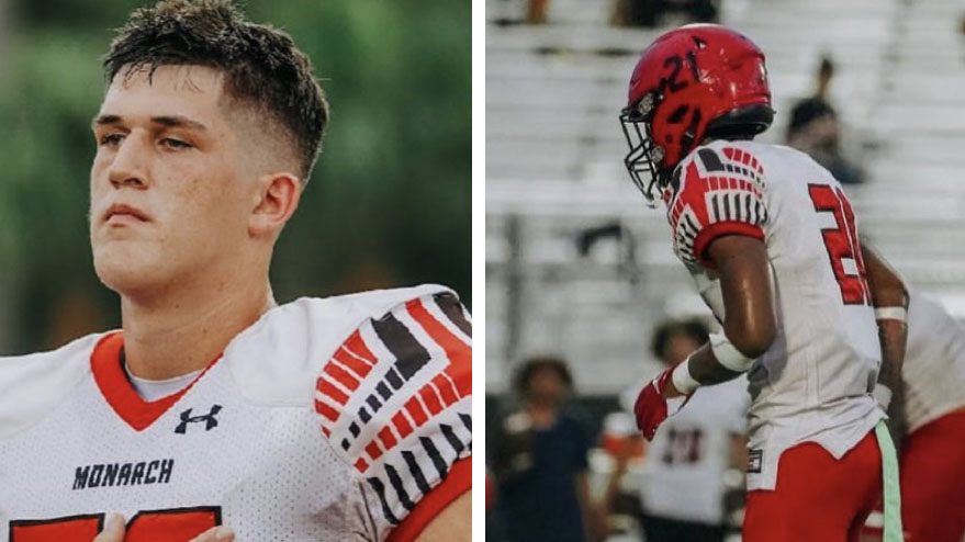 2 Monarch Football Players Commit Days Before Regional Championship Game
