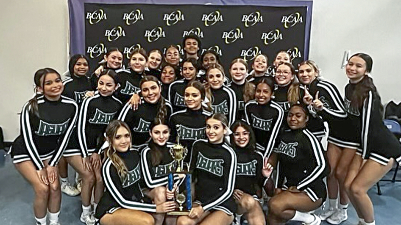 Coral Glades Cheerleading Team Wins District Championship in Extra Large Non-Tumbling Division