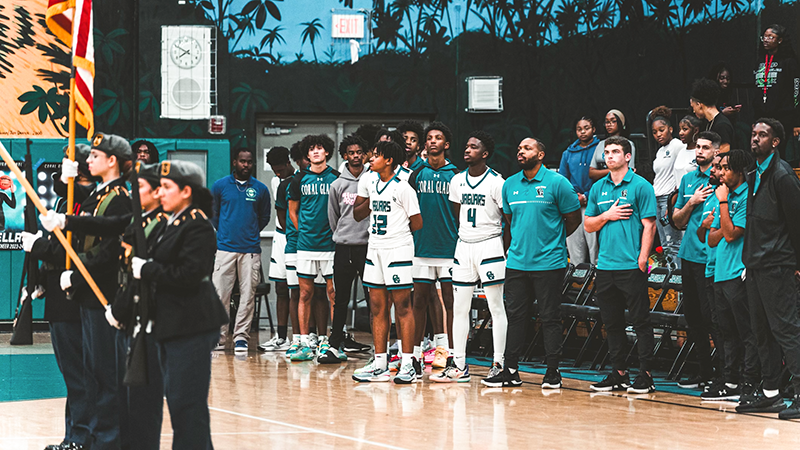 Coral Glades Basketball Faces J.P. Taravella; Holds Senior Night