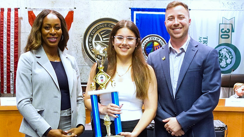 Exemplary Students Honored by Coconut Creek Police for “Doing the Right Thing” 