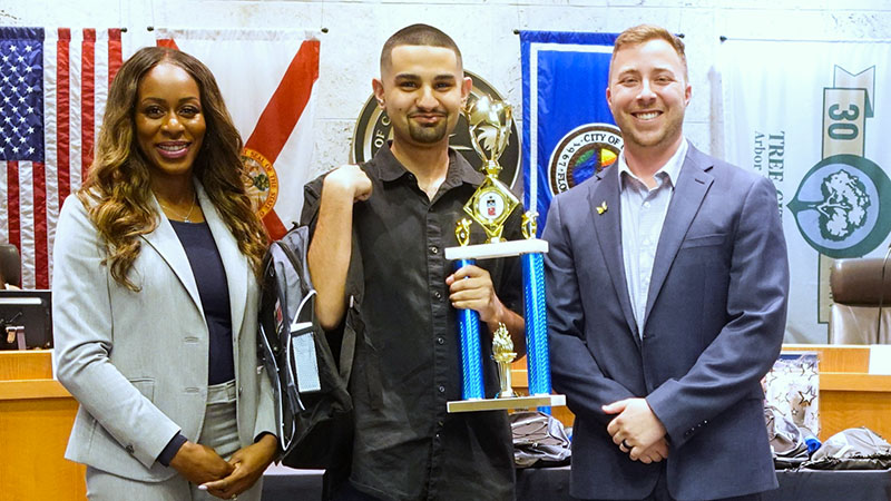 Exemplary Students Honored by Coconut Creek Police for “Doing the Right Thing” 