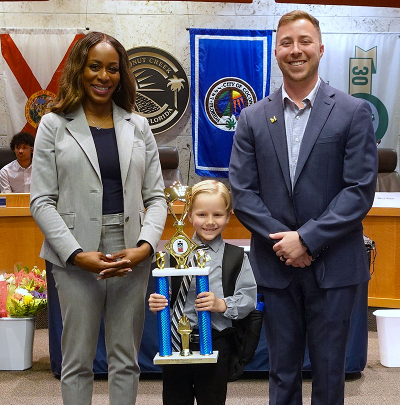 Exemplary Students Honored by Coconut Creek Police for “Doing the Right Thing” 