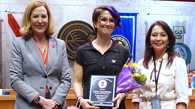 Coconut Creek Police Celebrates Local Heroes with its "Do The Right Thing" Award