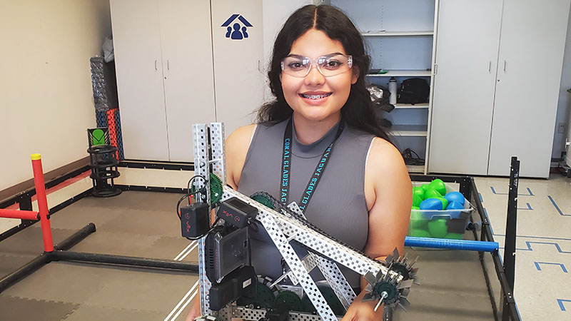 Coral Glades JROTC Captain Nominated for Broward County Cadet of the Year