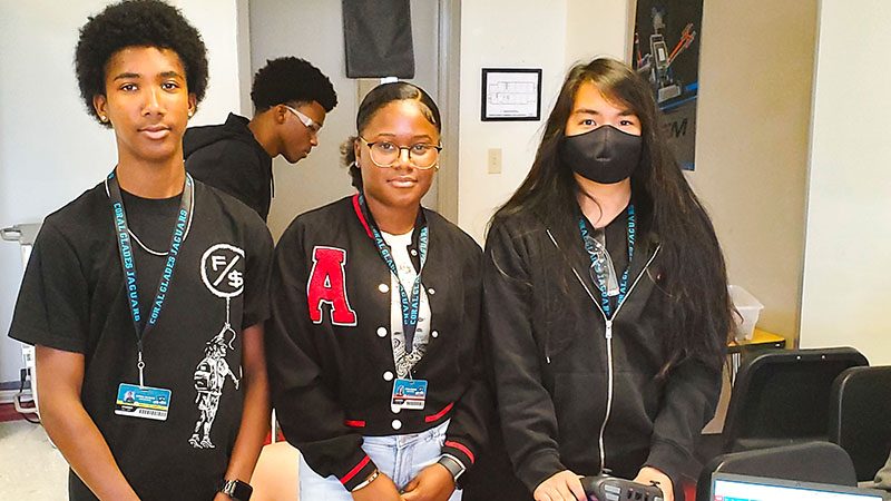 Coral Glades JROTC Wins 1st Place at County Robotics Competition