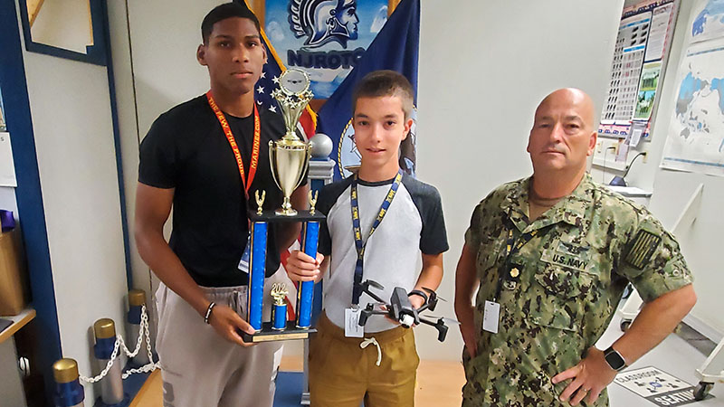 J.P. Taravella JROTC Excels in Ratings and Drone Competition