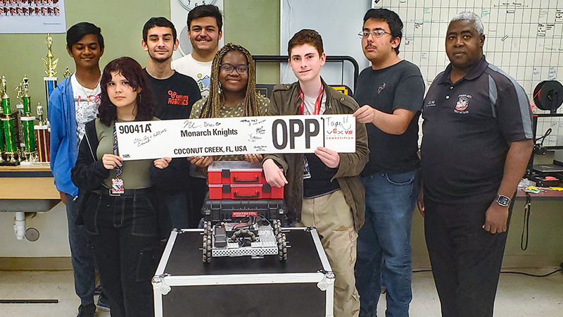Monarch High's JROTC Robotics Team Shines at World's Largest Competition in Dallas