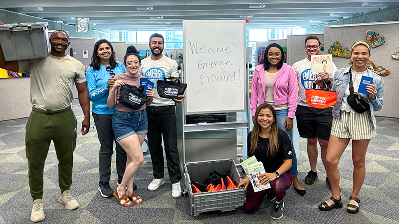 Emerge Broward Hosts "Walks and Wags" Volunteer Day with UFAR
