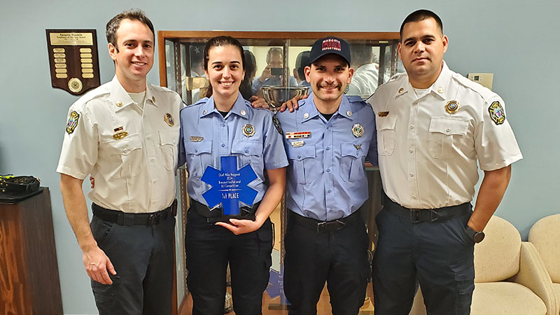 Margate ALS Team Triumphs in Statewide Competition, Earns Top Honors