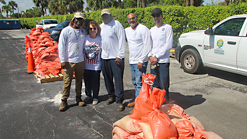 Margate Holds Sandbag Giveaway Event to Help Residents Prepare for Hurricanes