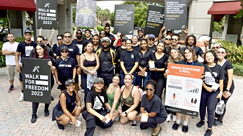 Second Annual ‘Walk for Freedom’ Protesting Human Trafficking Held on Oct. 19