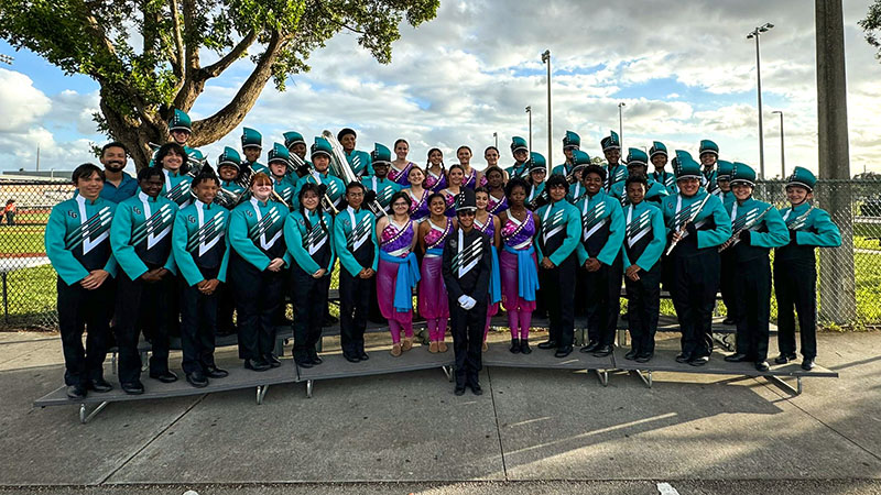 Coral Glades High School Marching Band Earns Straight Superior Rating at MPA, Their First Since 2016