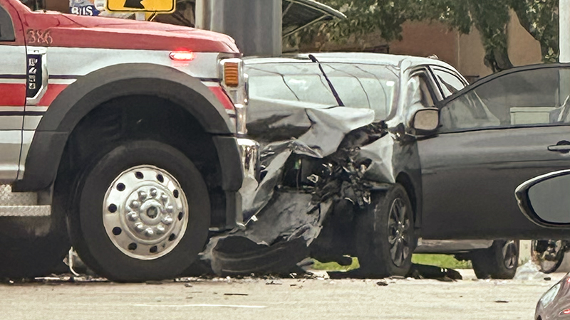 2 Drivers Hurt in Tamarac Crash, Including One With 'Life-Threatening Injuries'