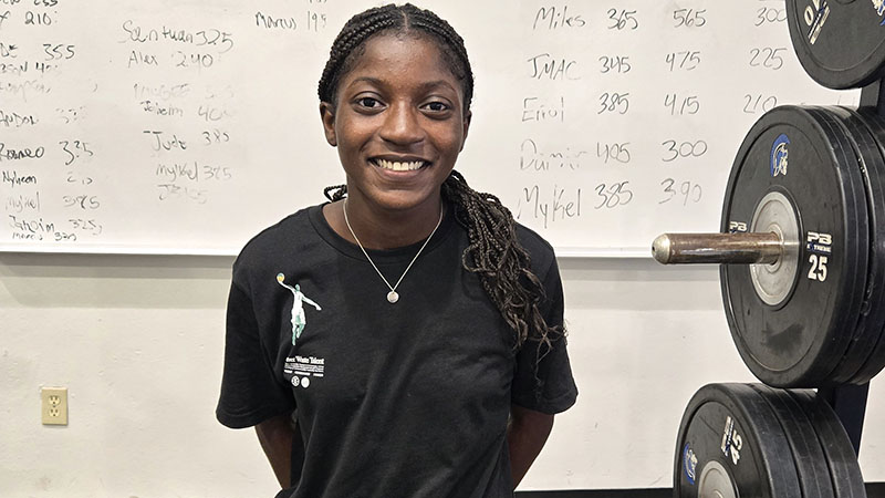 Raquel Arne is one of the top student-athletes at J.P. Taravella High School.