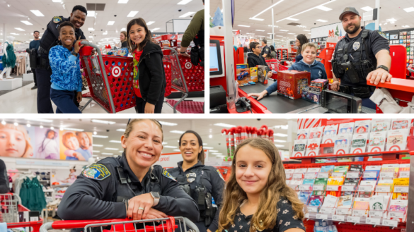 Coral Springs Police "Target" Holiday Joy with Shop with a Cop Event