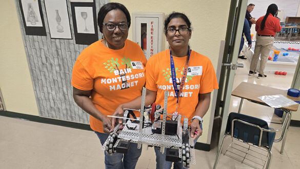 Bair Middle School Teachers Learn Latest Robotics Technology to Share with Students