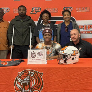 Piper High School Defensive Back Alex Gammage Signs With Alabama A&M